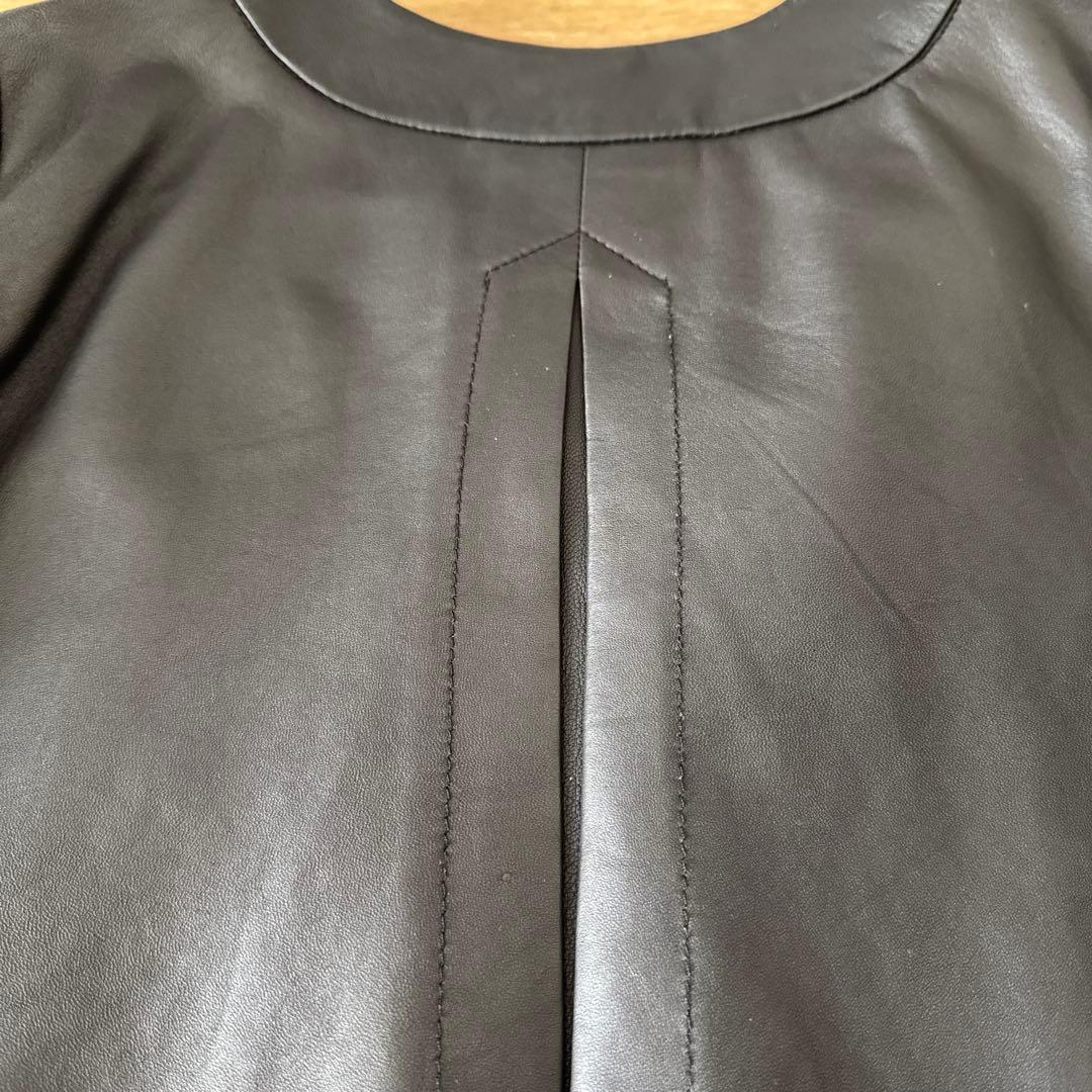 DOUBLE STANDARD CLOTHING レザージャケット　ブラック