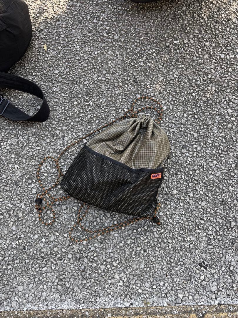 sooty ナイロンナップサック