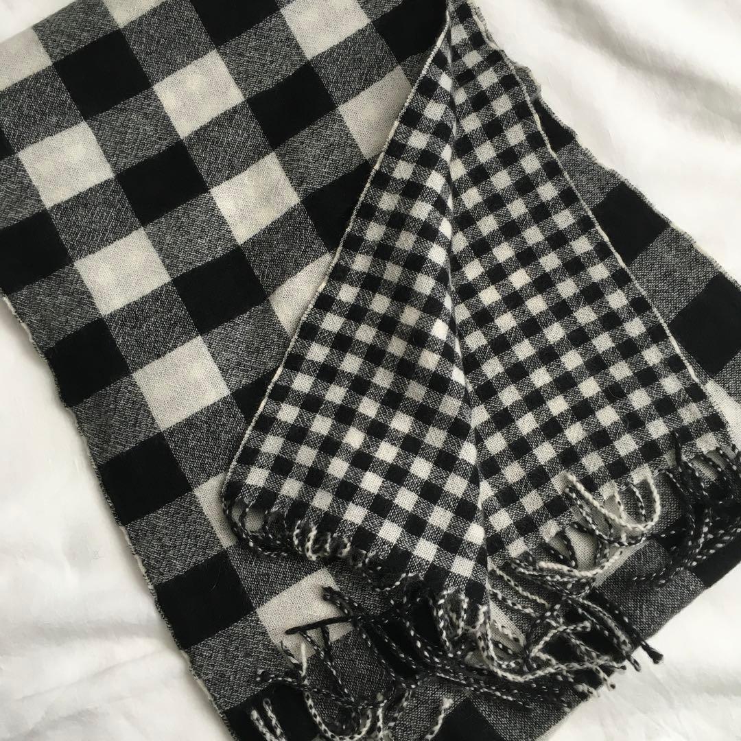 COMME des GARÇONS HOMME 大判カシミヤ100％マフラー