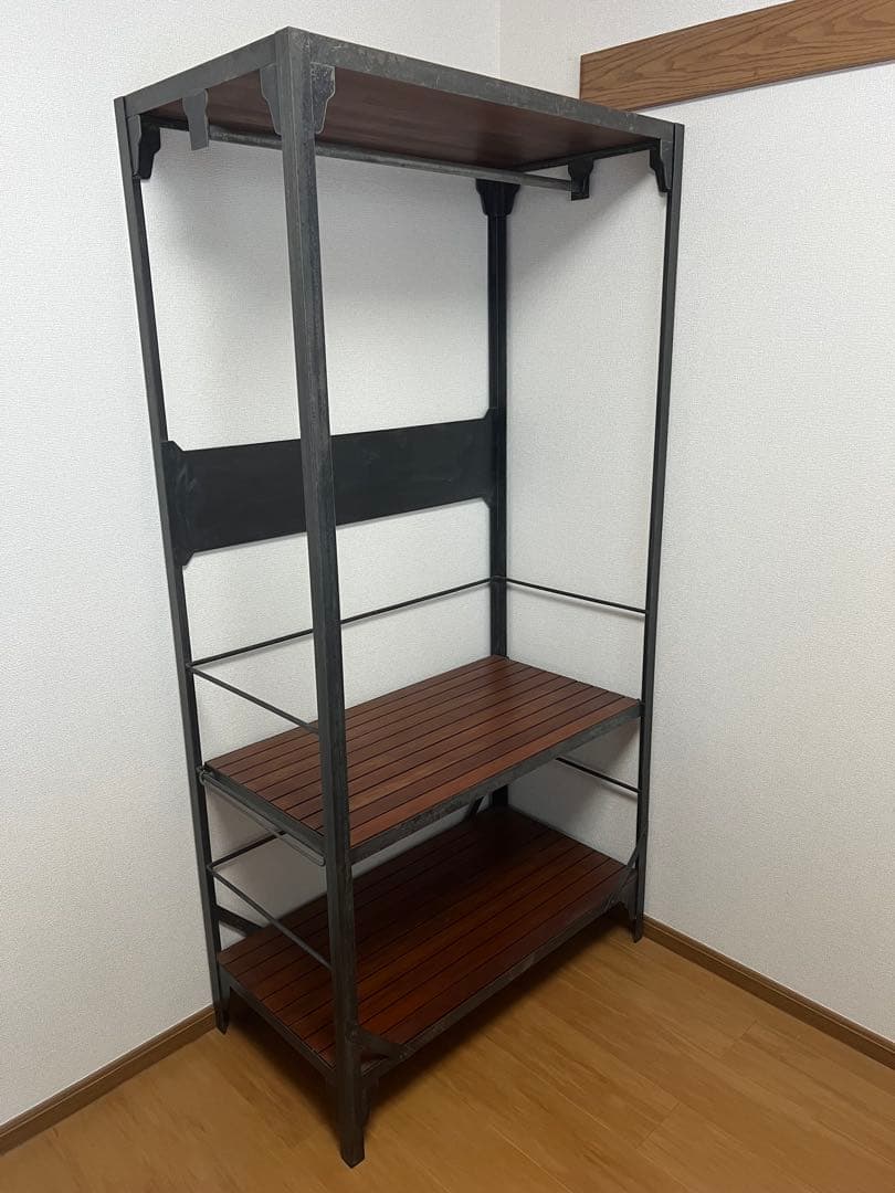 unico ウニコ　LUMBER ランバー　トールシェルフ　ハンガーラック　収納