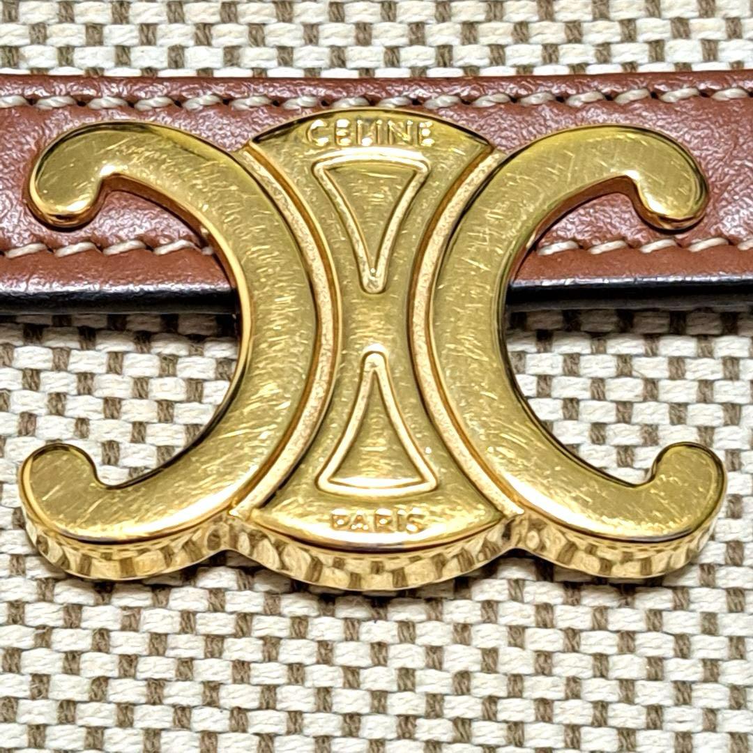 ✨極美品　正規品✨セリーヌ　三つ折り　キャンバス　スモールトリフォールド