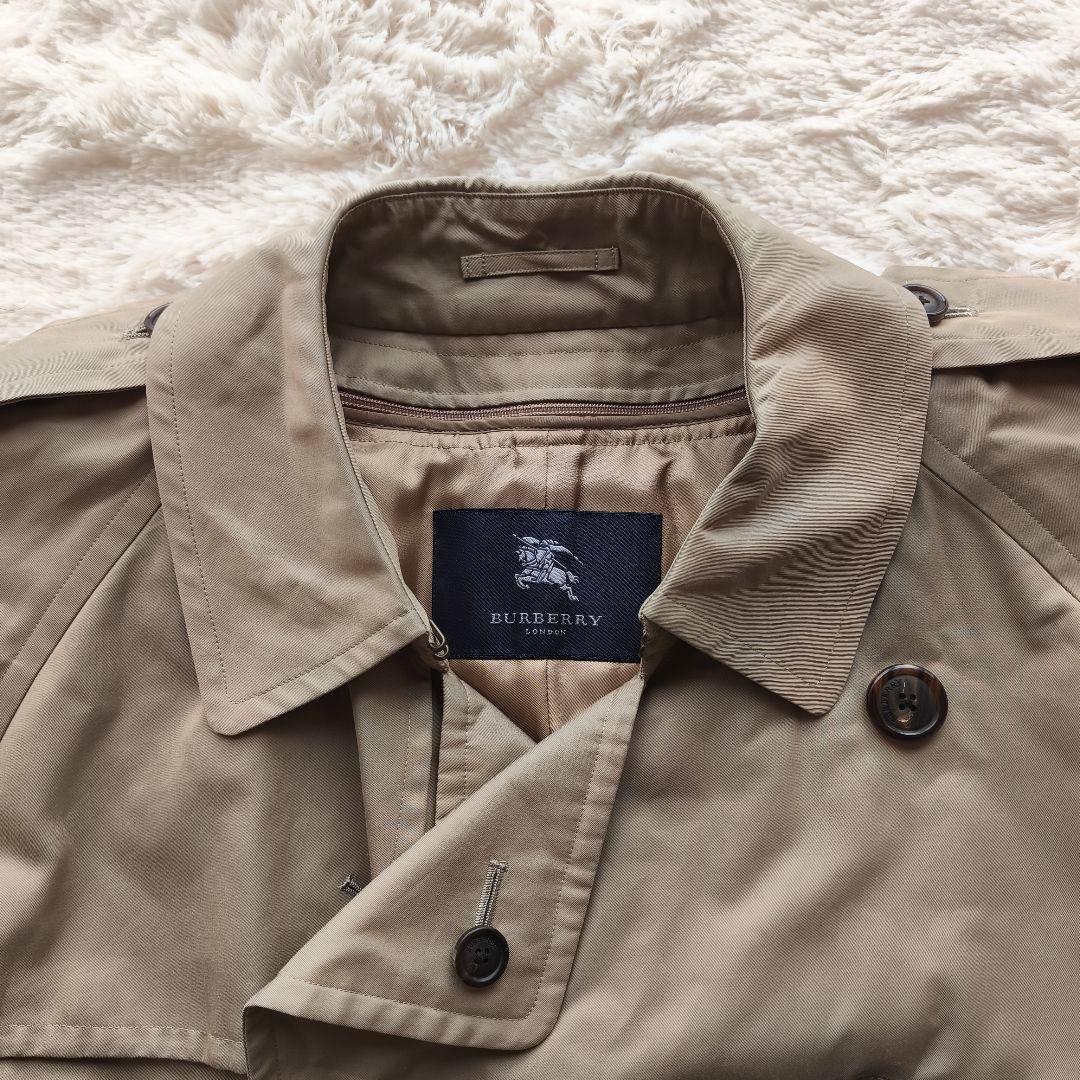 【極美品】BURBERRY ベージュ トレンチコート　カシミア混