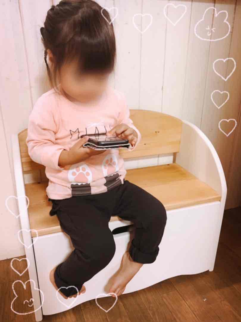 キッズベンチ　おもちゃ箱　収納
