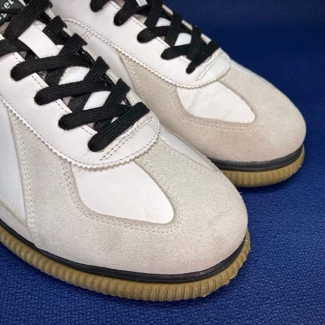 【Onitsuka Tiger 】28㌢デレシティ ホワイト×グレー　厚底レザー