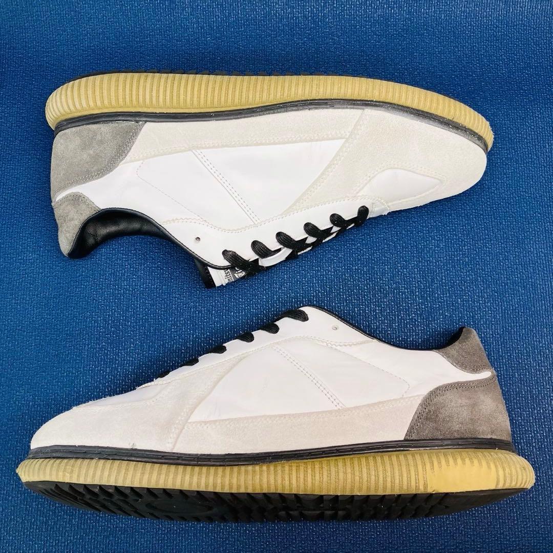 【Onitsuka Tiger 】28㌢デレシティ ホワイト×グレー　厚底レザー