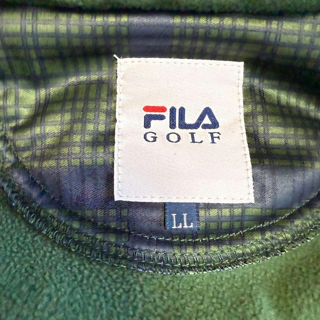 【フィラゴルフ】美品 セットアップ チェック XLサイズ メンズ