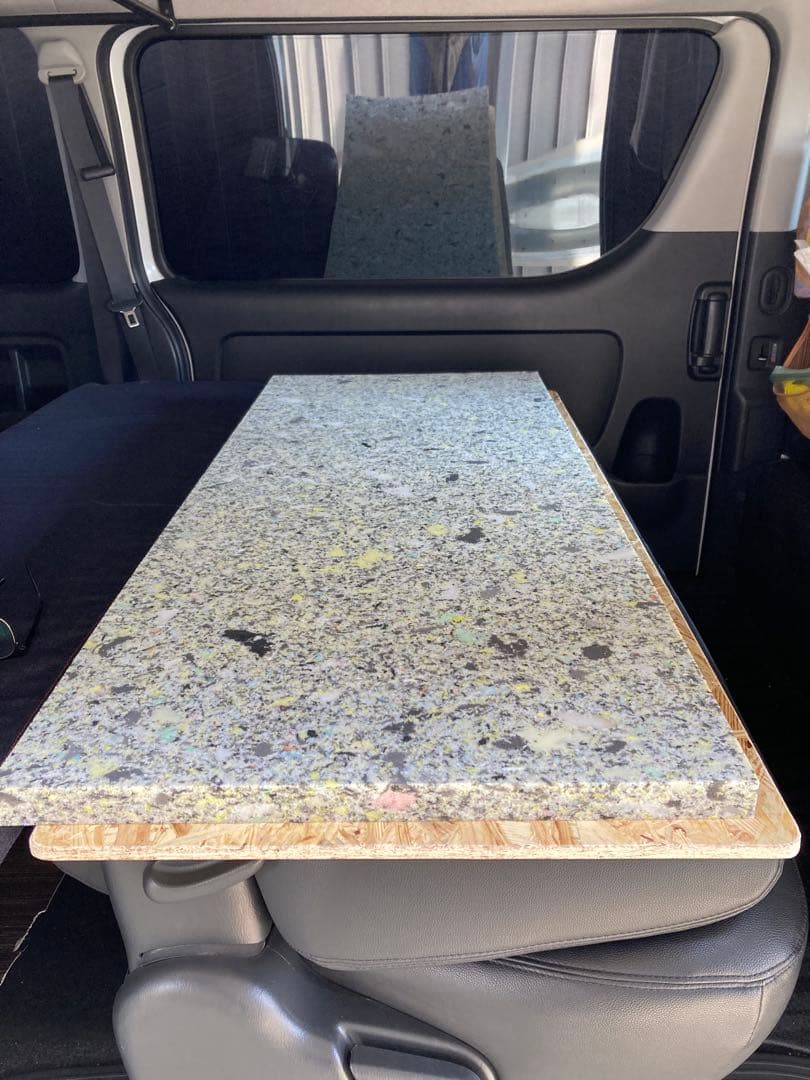 ハイエースS-GL 標準ワイド セカンドシート バックパネルキット高反発20mm