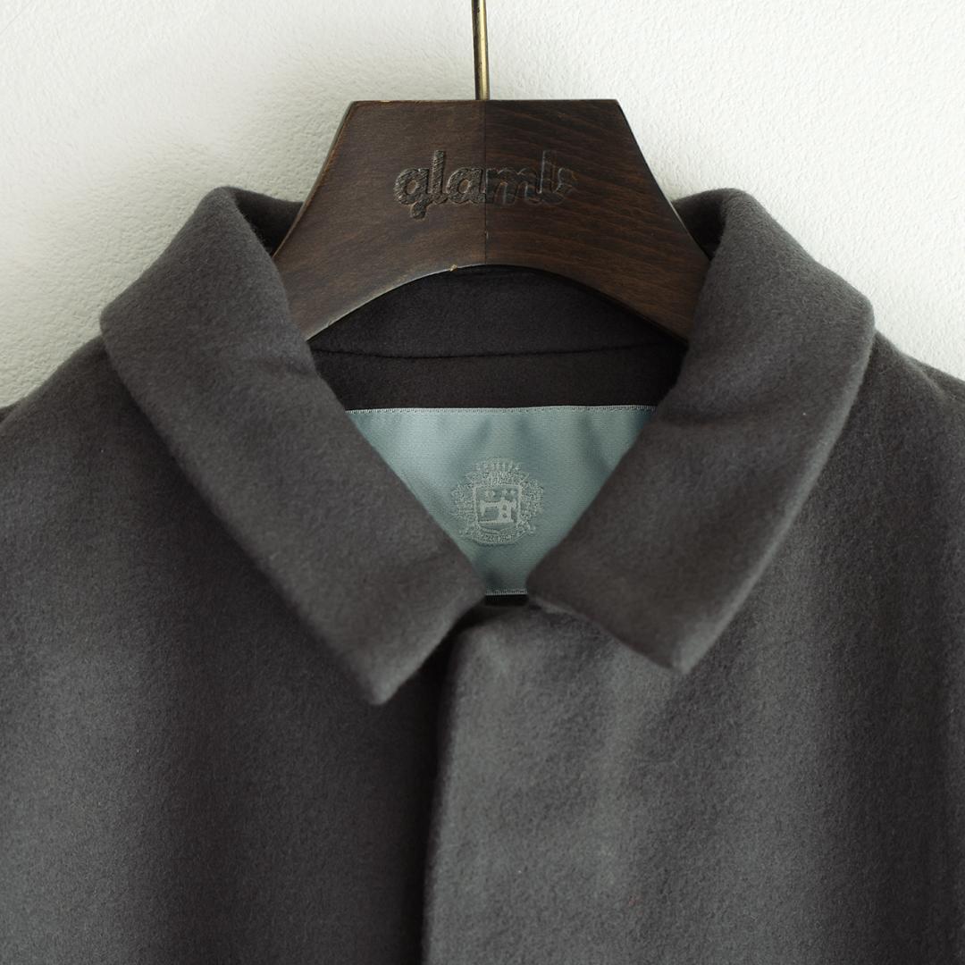 【冬向けメルトン素材】 ドゥルカマラ ステンカラー オーバーサイズコート 1