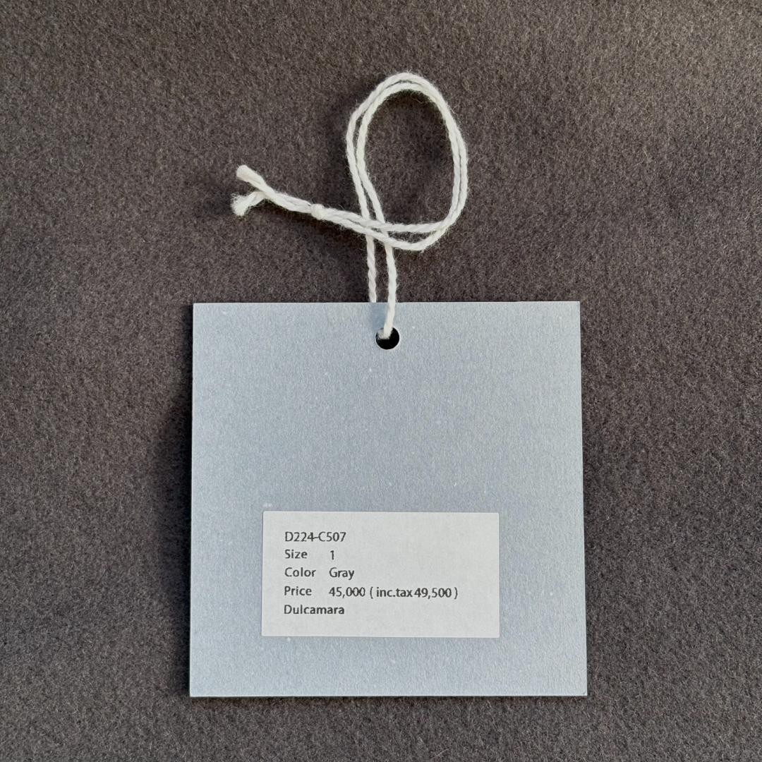 【冬向けメルトン素材】 ドゥルカマラ ステンカラー オーバーサイズコート 1