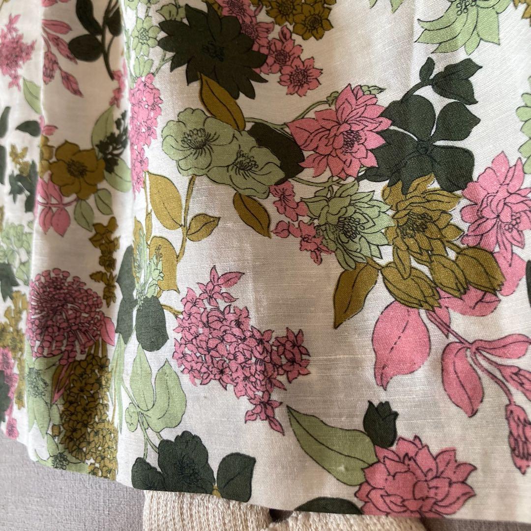 タグ付♡ボンポワン｜リネンコットン サンドレス✾リゾートワンピース140