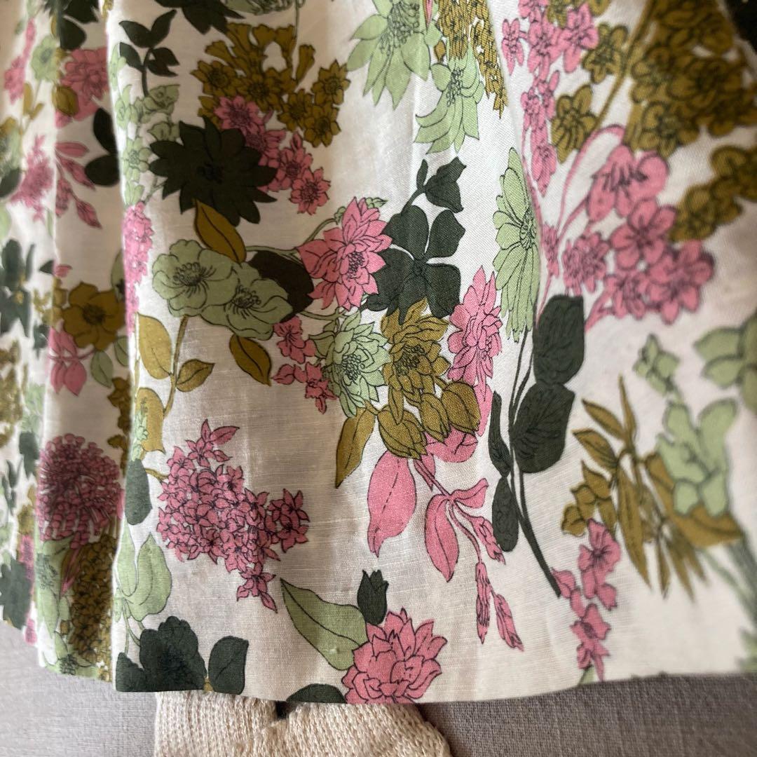 タグ付♡ボンポワン｜リネンコットン サンドレス✾リゾートワンピース140