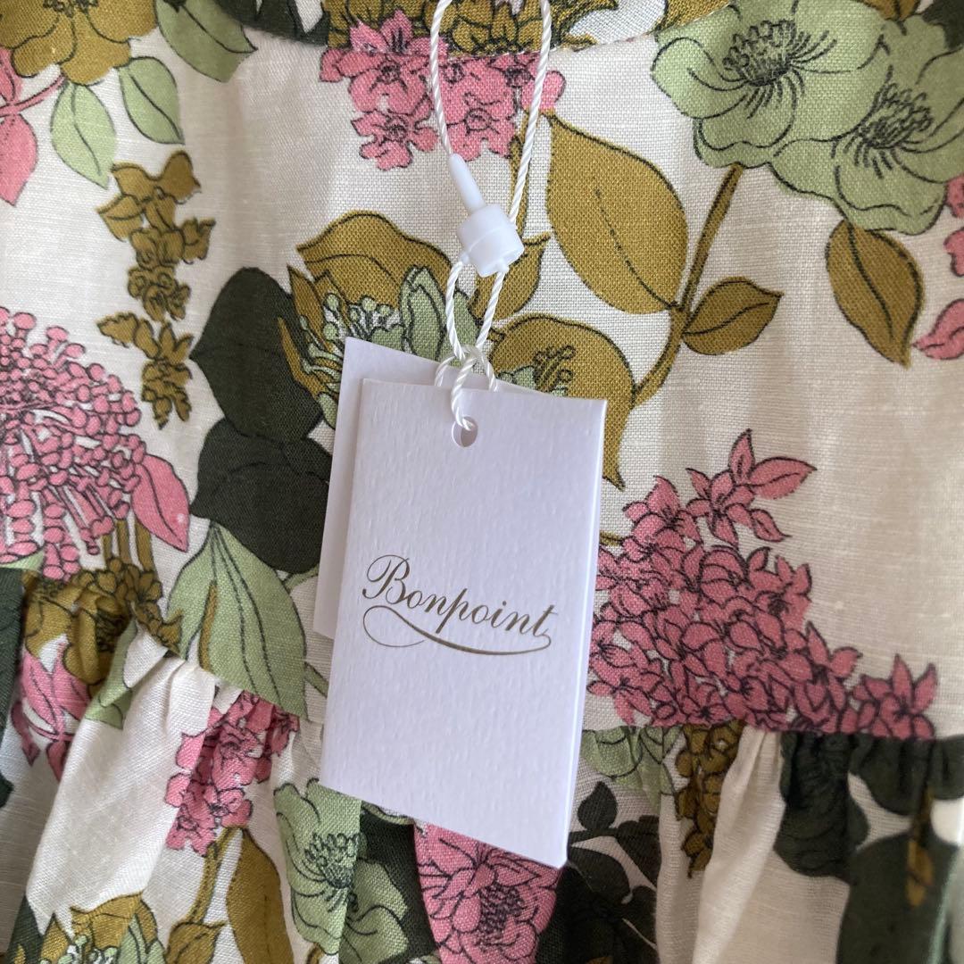 タグ付♡ボンポワン｜リネンコットン サンドレス✾リゾートワンピース140