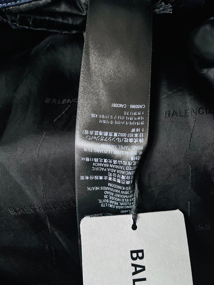 43万 BALENCIAGA ボリューム袖 コート 34 デムナ バレンシアガ