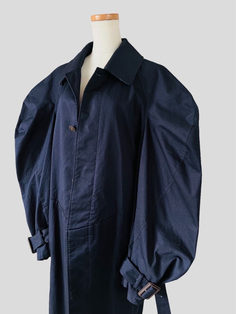 43万 BALENCIAGA ボリューム袖 コート 34 デムナ バレンシアガ