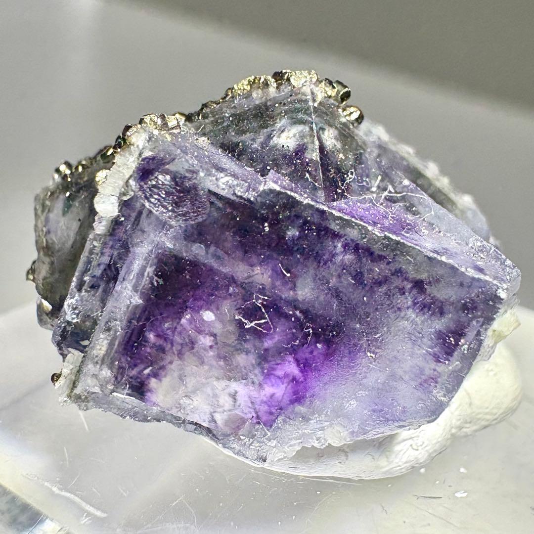 433 中国　ヤオガンシャン産　フローライト&パイライト