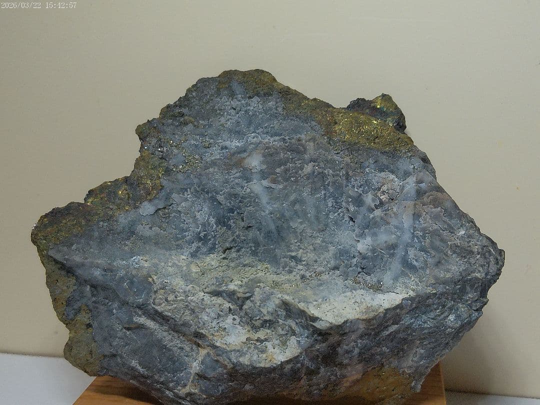 国産 黄銅鉱 715g 足尾銅山