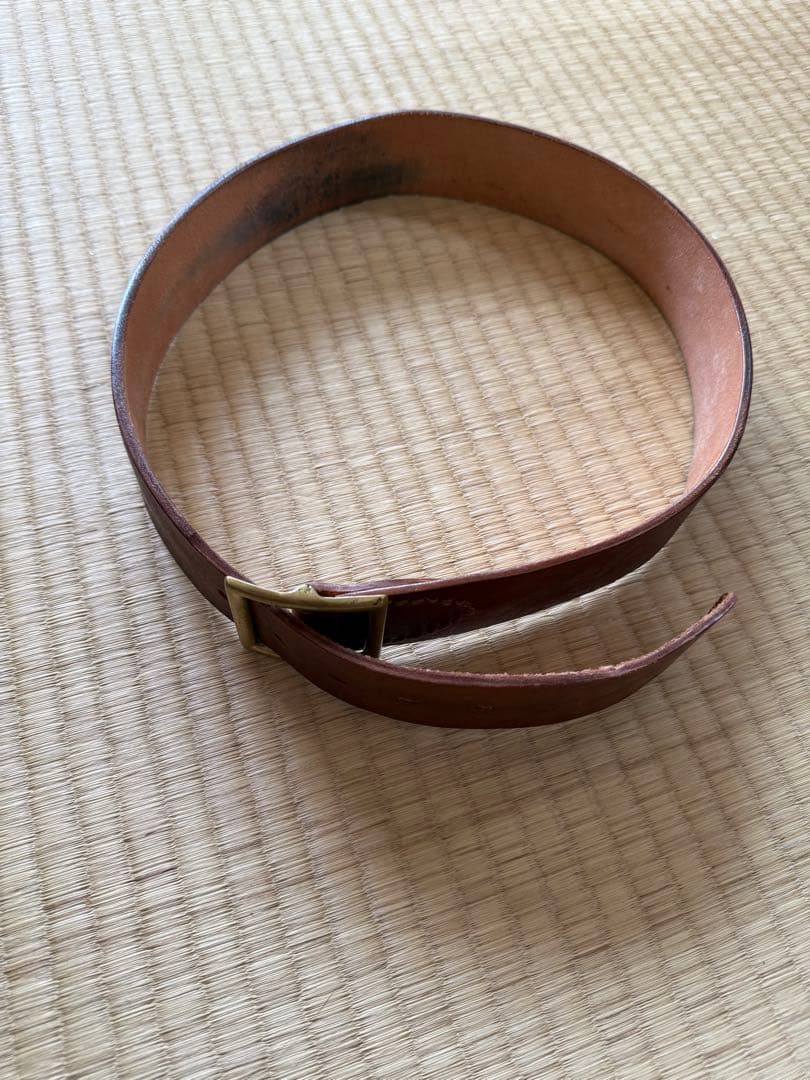 visvim ブラウンレザーベルト