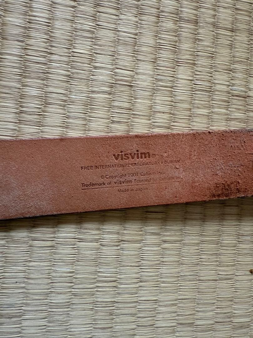 visvim ブラウンレザーベルト