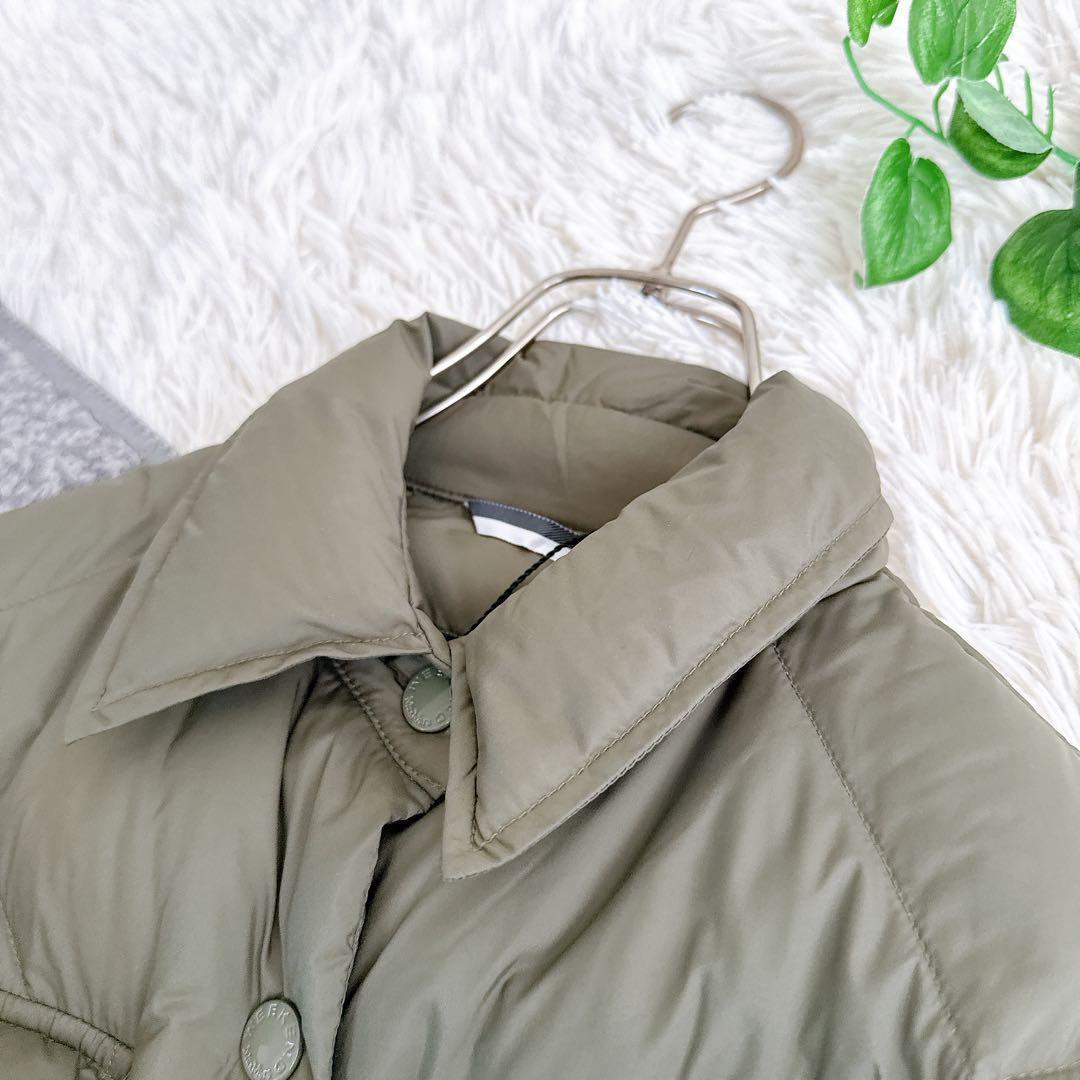 近年モデル　MaxMara ライトダウン　コート　キルティング　オリーブ　38