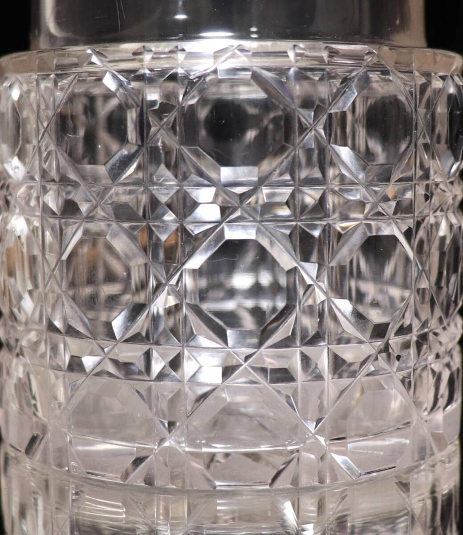 オールド・バカラ 稀少型 1890年頃 切子 小物入れ ディアマン ピエーリー