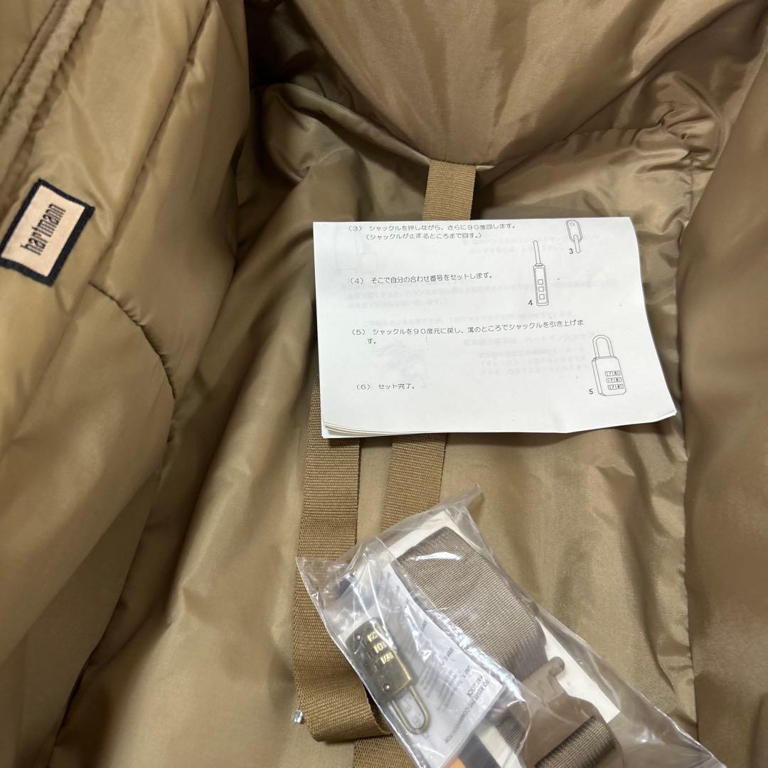 タグ付き✨ hartmann ツイード×レザー トラベルキャリーケース トロリー