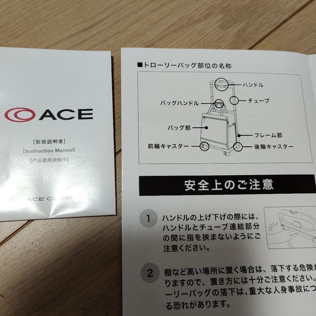 キャリーバッグ　ace soelte 20L