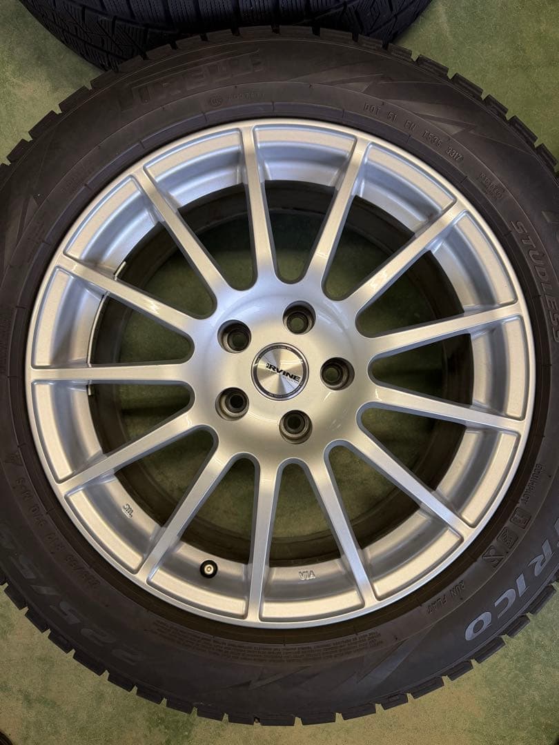  weds IRVINE 美品 225/55R17スタッドレス RFT