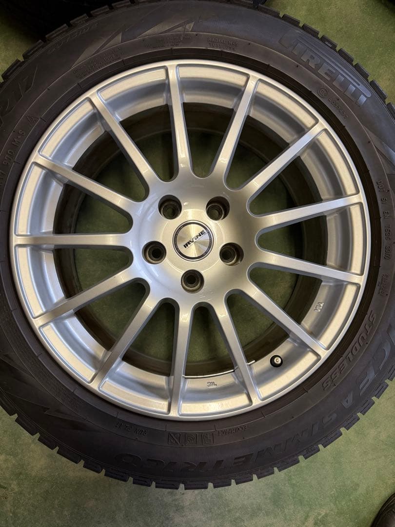  weds IRVINE 美品 225/55R17スタッドレス RFT