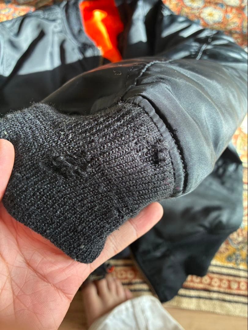 usa製 80sALPHAINDUSTRIES ma1 リバーシブル m