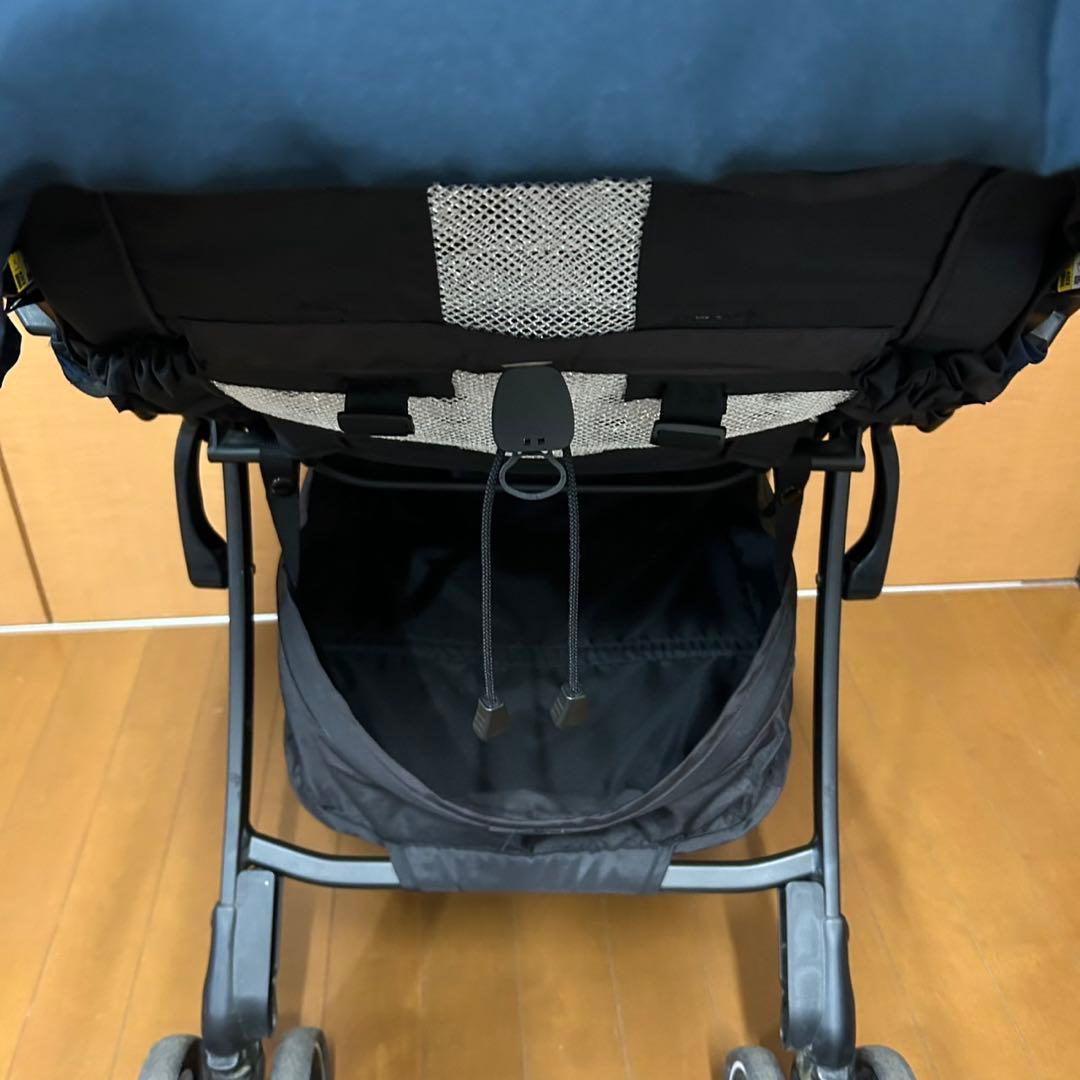 【美品 】アップリカ ベビーカー ラクーナクッションAB レザー調ハンドル