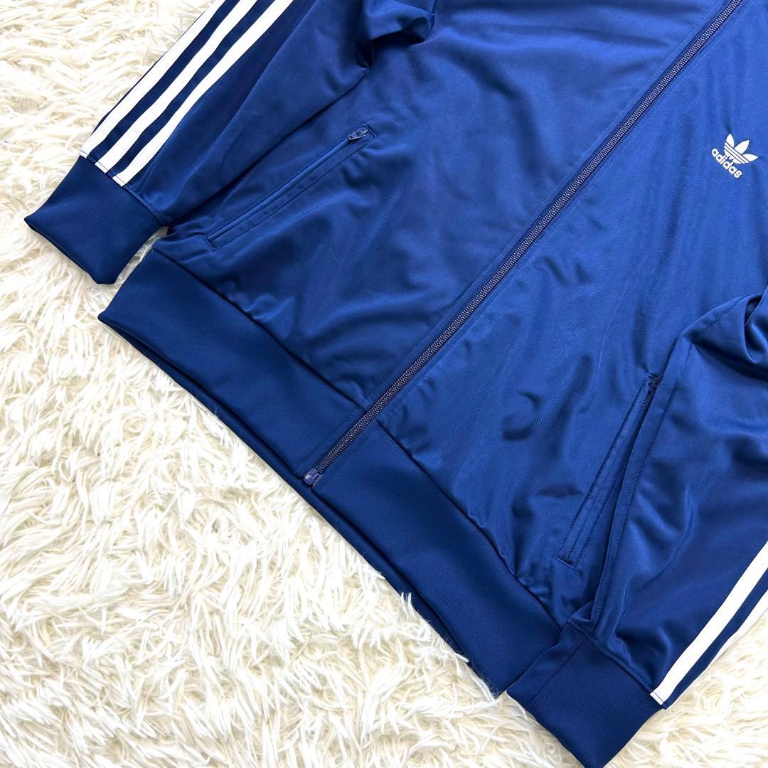 新品同様 アディダス ファイアーバード ハイネック トラックジャケット ネイビー