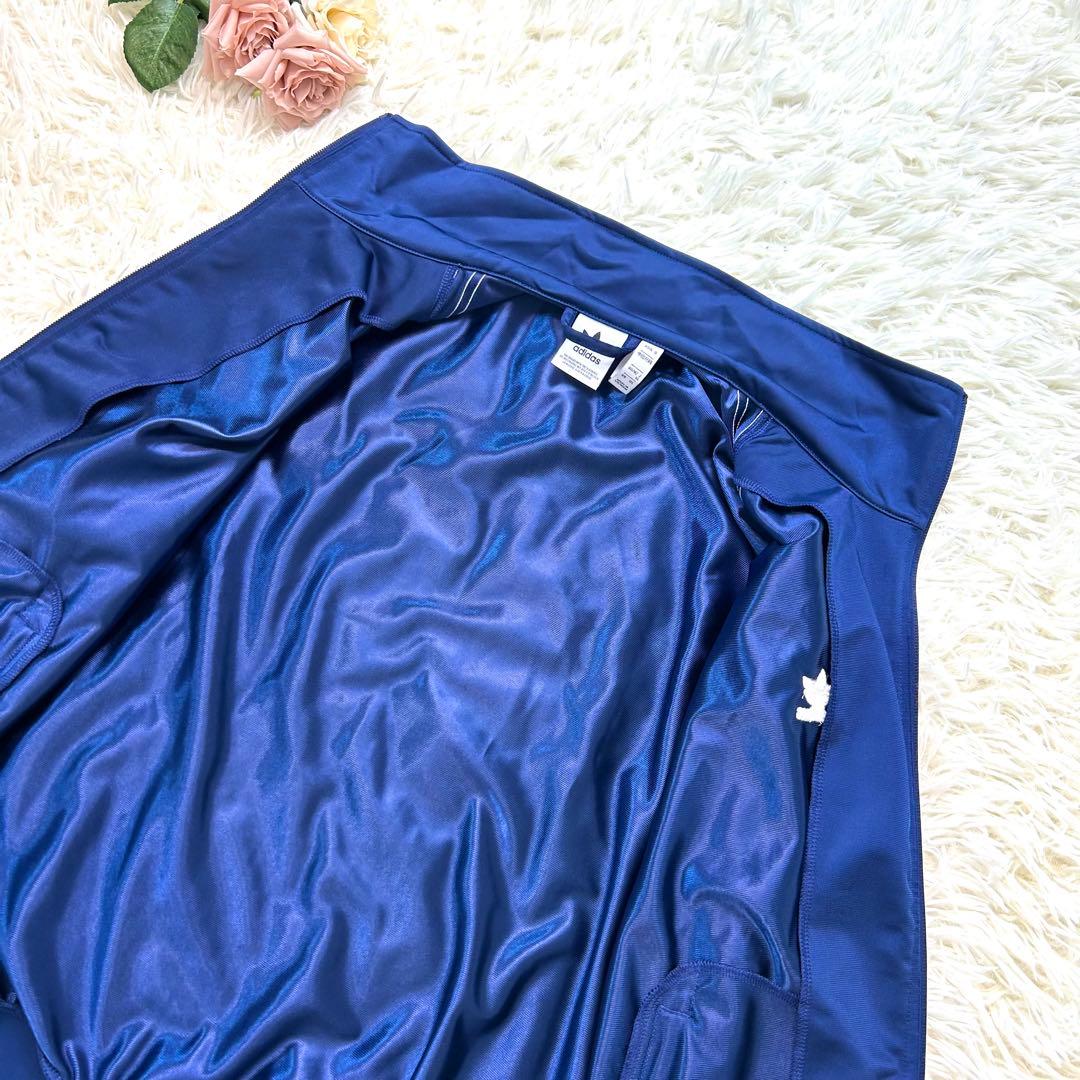 新品同様 アディダス ファイアーバード ハイネック トラックジャケット ネイビー