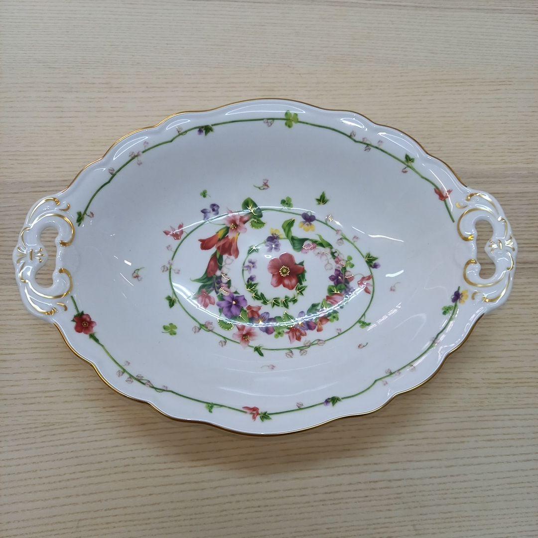 ローゼンタール　ヴェルサーチ　オーバル　皿　FLOWER　FANTASY