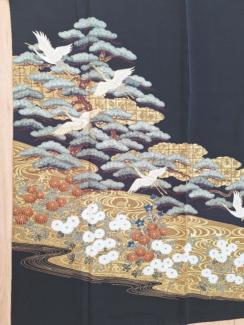 着物リメイクワンピース3654