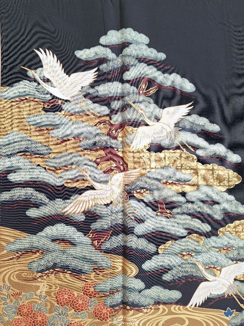 着物リメイクワンピース3654