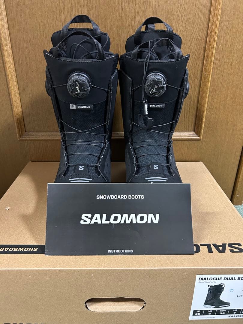 サロモンスノーボードブーツ 25cmDIALOGUE Black / White