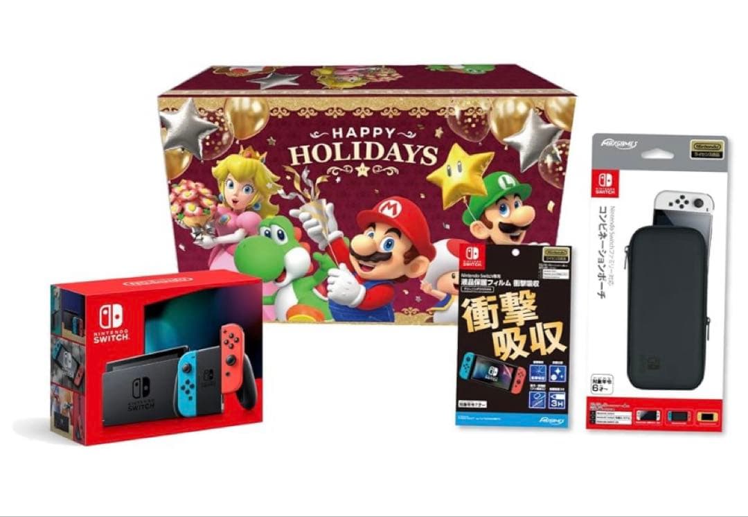 【スーパーマリオ プレゼントボックス入り】Nintend switch