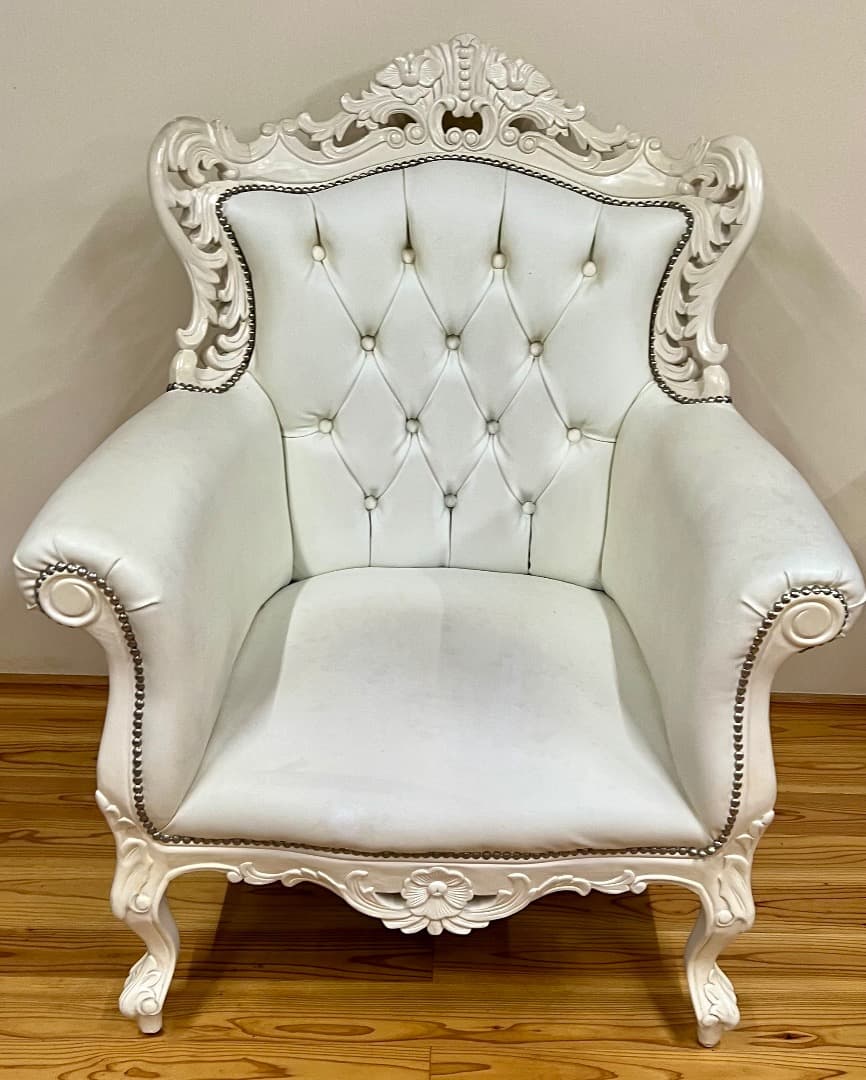 ひとり掛け　猫足レザーソファー　送料無料‼︎