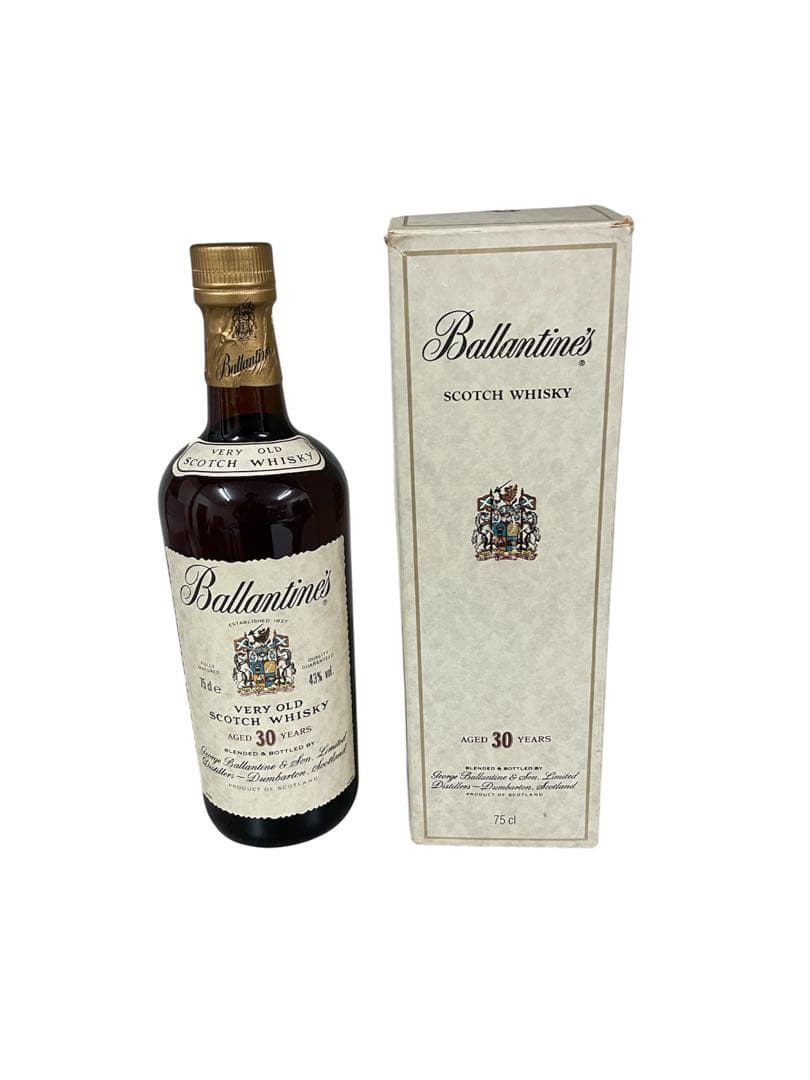 ❷未開封 バランタイン30年 ベリーオールド 750ml 古酒 箱付き