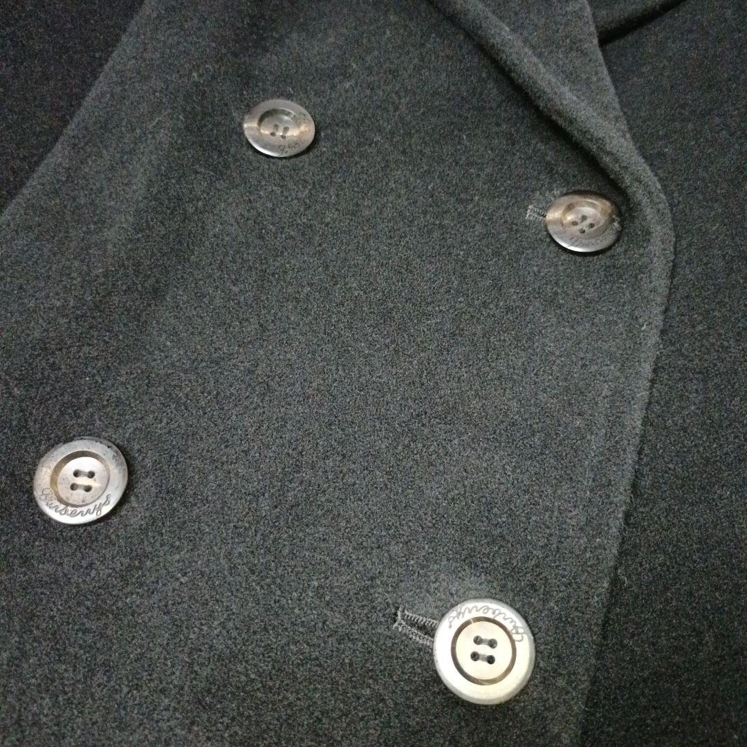 美品■Burberrys カシミヤ100% ダブル チェスターコート ブラック