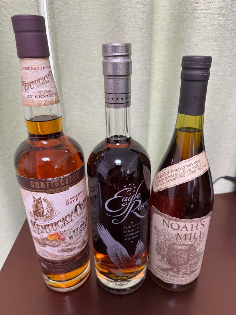 ケンタッキーオウル　イーグルレア　ノアーズミル　３本セット　バーボン