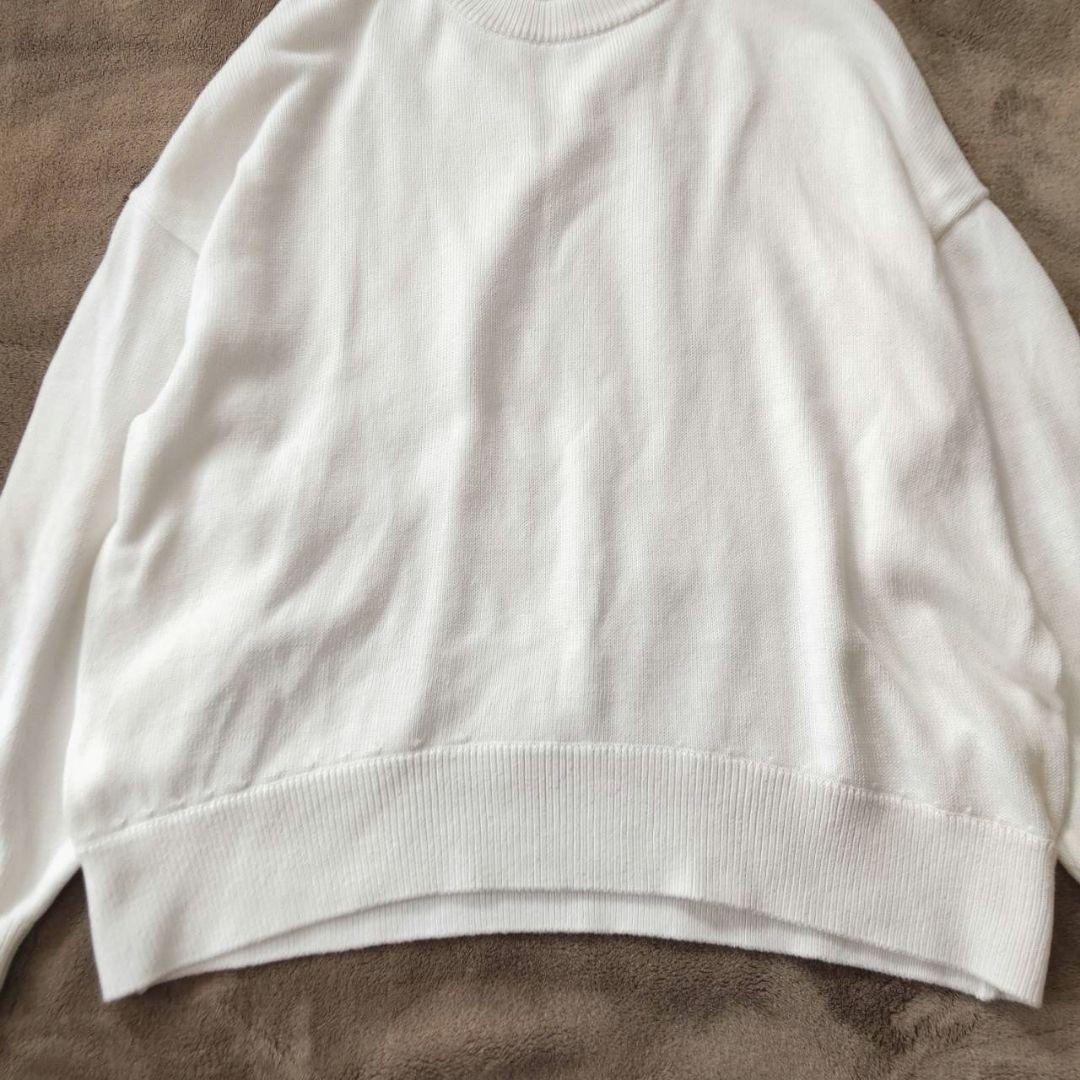 美品✨25SS EVERYDAY I LIKE. ベーシックニット コットン 白