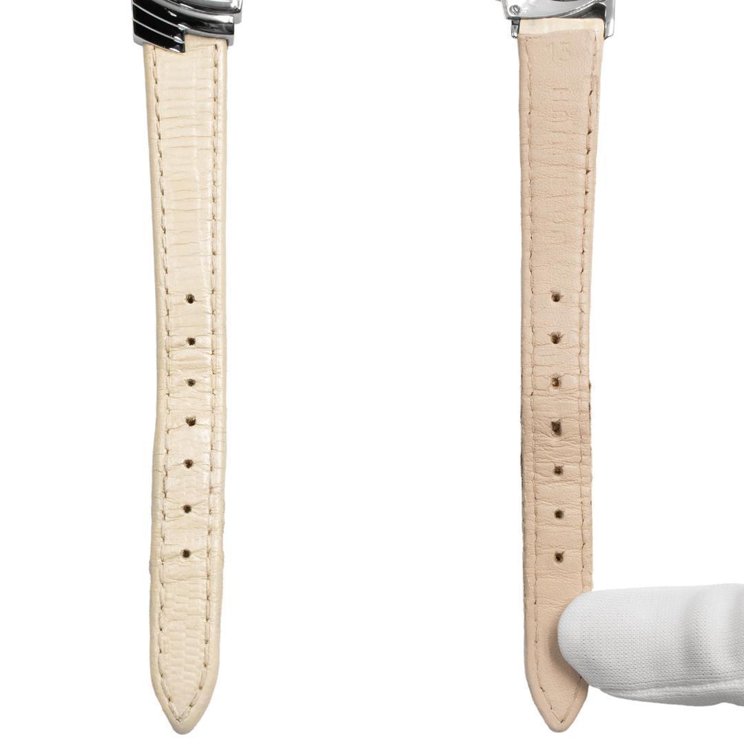 ハミルトン 腕時計 レディース ベンチュラ 白蝶貝 盾形 三角形 ロゴ 革ベルト