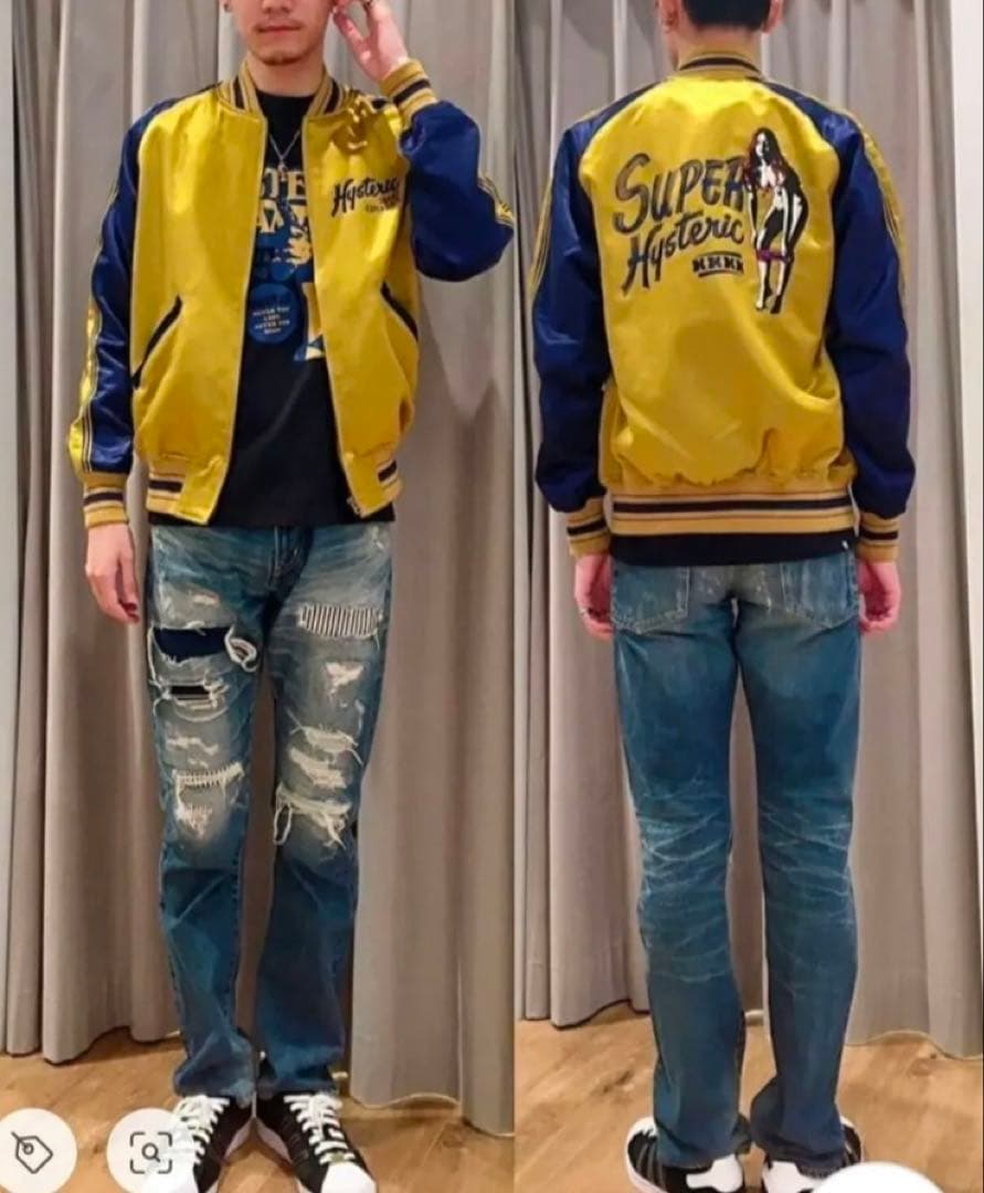 HYSTERIC GLAMOUR SUPER HYSTERICスカジャンメンズM