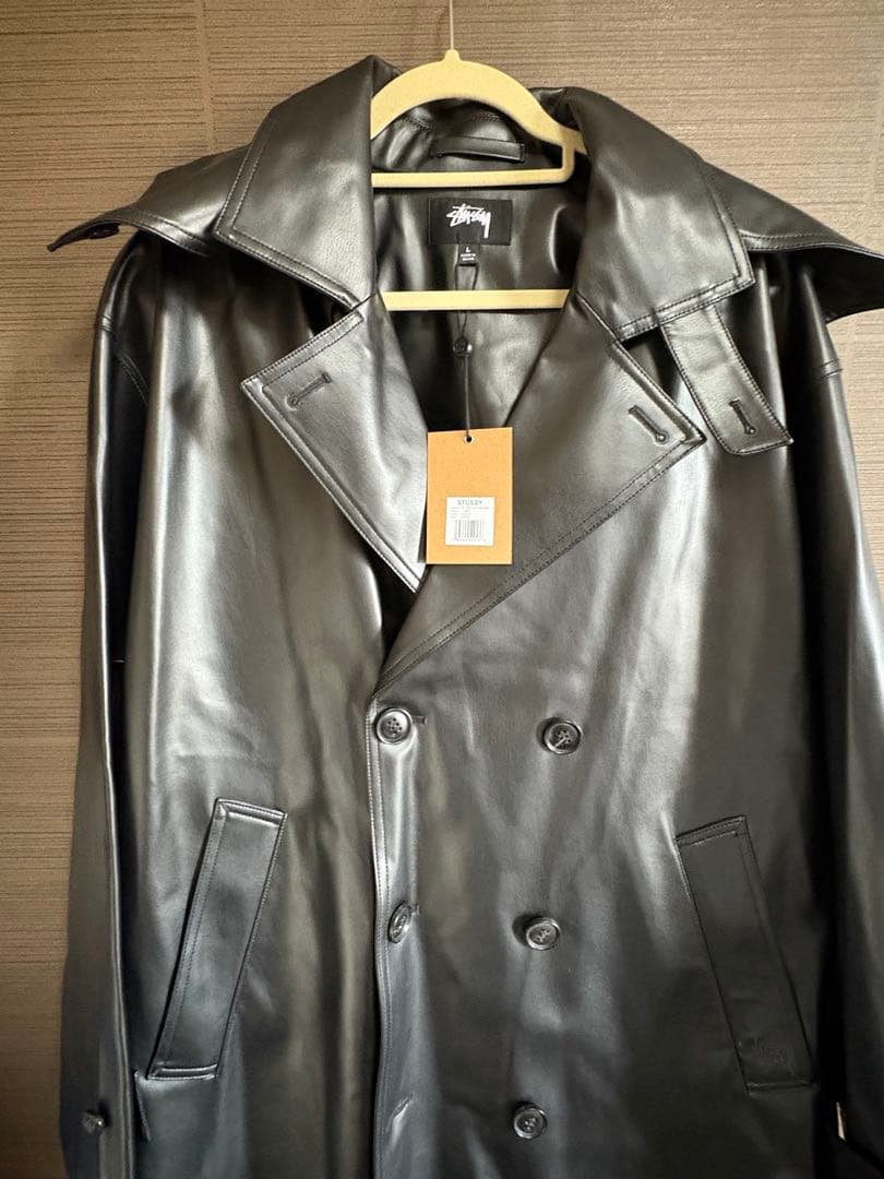 ジャケット・アウター stussy 24AW DOUBLE BREASTED TRENCH