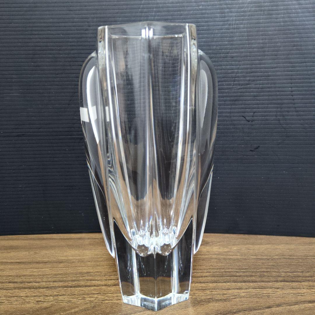（貴重）Baccarat 花瓶　ベース　六角形　ヘキサゴン　ブートンドール