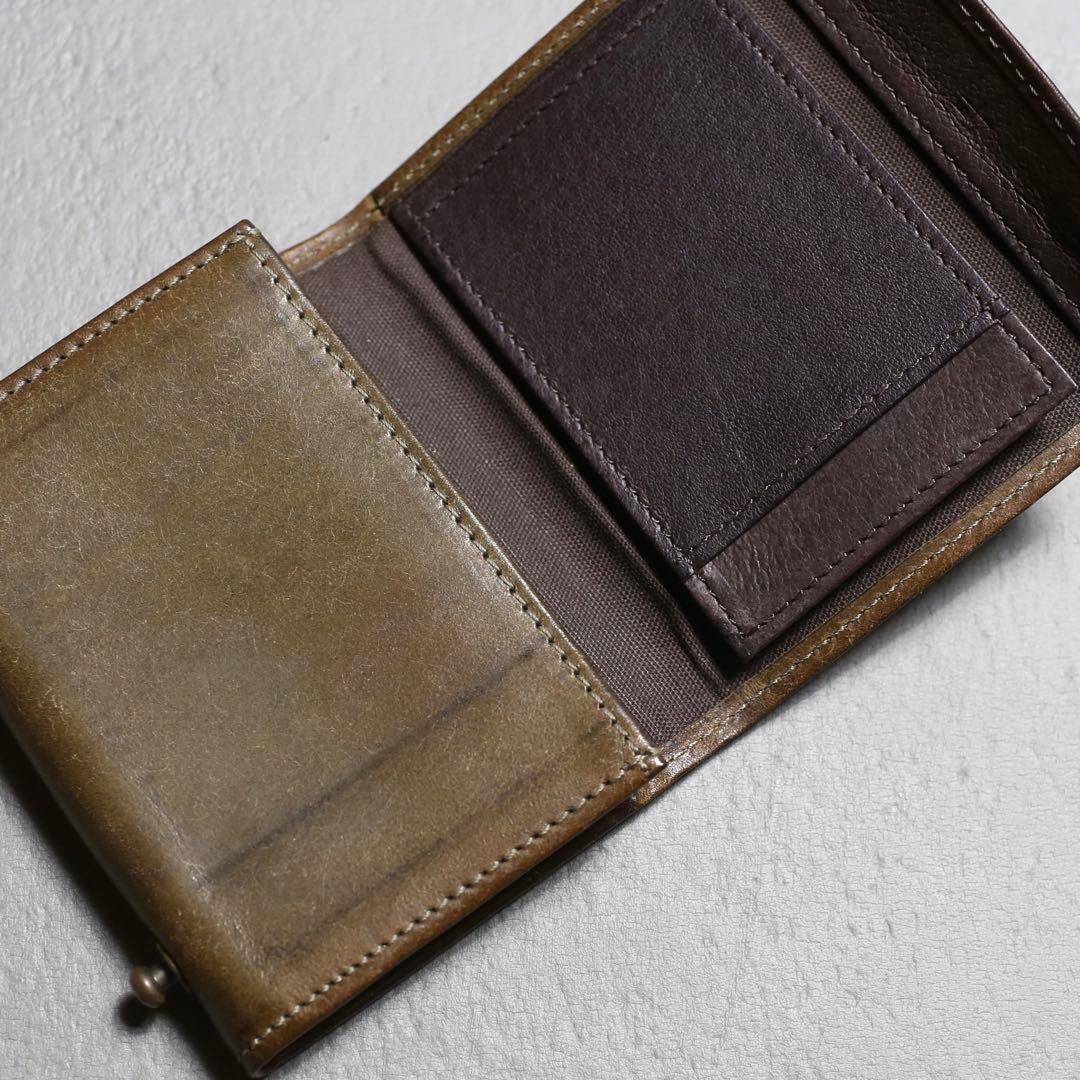 雰囲気抜群◎ m+ エムピウ P25 レザー財布 millefoglie Ⅱ