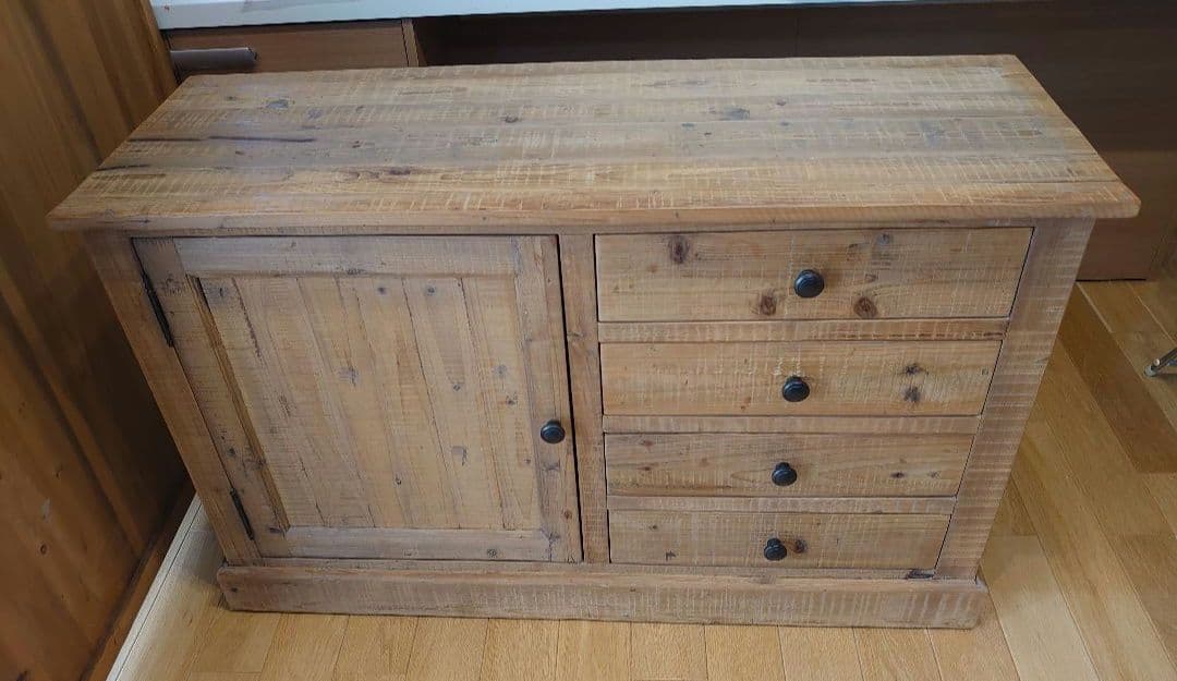 関家具　クラッシュゲート　食器棚　キャビネット　ヴィンテージ　カップボード　棚