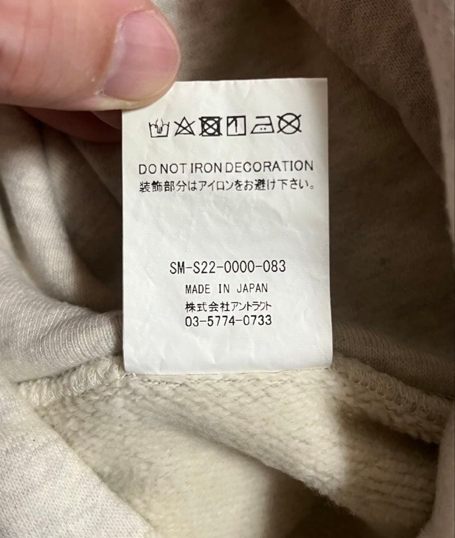 SAINT MICHAEL、セントマイケル、denim tears、フーディ