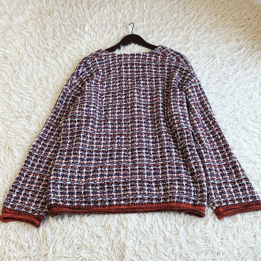 【美品】✨ メゾンスペシャル　ツイード　カーディガン